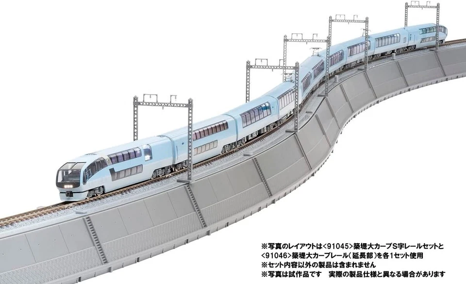 TOMIX N Gauge Izumi Curve S -shaped Rail Set 91045 Railway model supplies. - Image 3 of 4