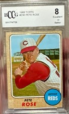 1968 Topps - Pete Rose #230 BCCG 8