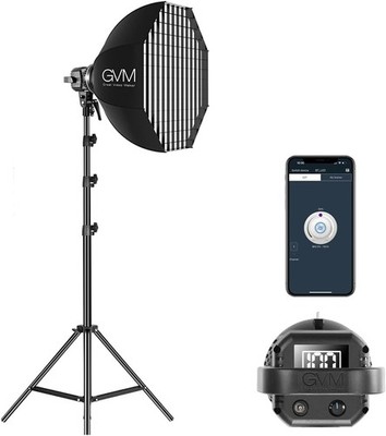GVM 80W Studio Lighting Kit LED 5600K Softbox