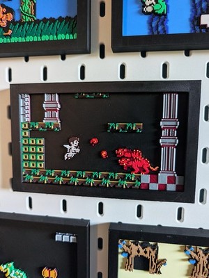 3d Printed Kid Icarus Wall Art Roughly 7 Inches Wide Screw Holes