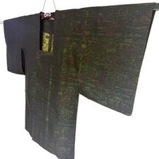 JAPANESE KIMONO KIMONO COAT 94.5cm 3 ft 1 in PURE SILK ZZ1039
