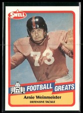 1989 Swell Greats Arnie Weinmeister #123 New York Yanks