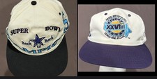 2 Vintage 90s Dallas Cowboys Back To Back Super Bowl Champions Logo 7 Cap Hats