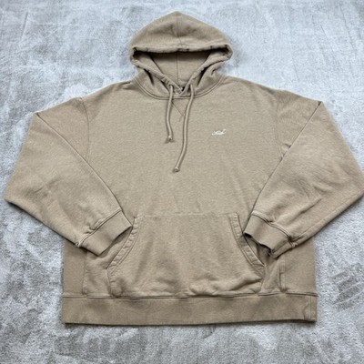 KITH Heavyweight Destroyed Style Williams III Hoodie Men s  XXL Brown Pullover