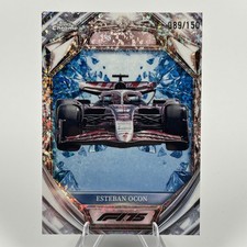 2025 Topps Chrome Formula 1 Esteban Ocon 75th Anniversary Blue Mini-Diamond /150