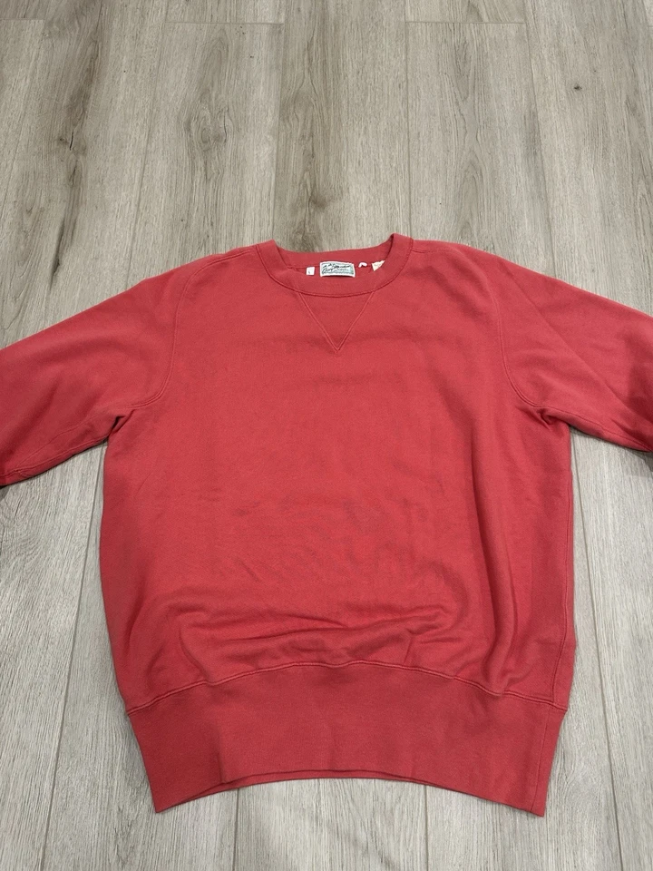 Sudadera Levi's Vintage Lvc Bay Meadows Naranja Rojo L Algodón Usada Foto 3 de 4