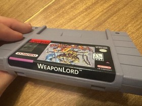 WeaponLord (Super NES Nintendo SNES) Weapon Lord CIB complete video game