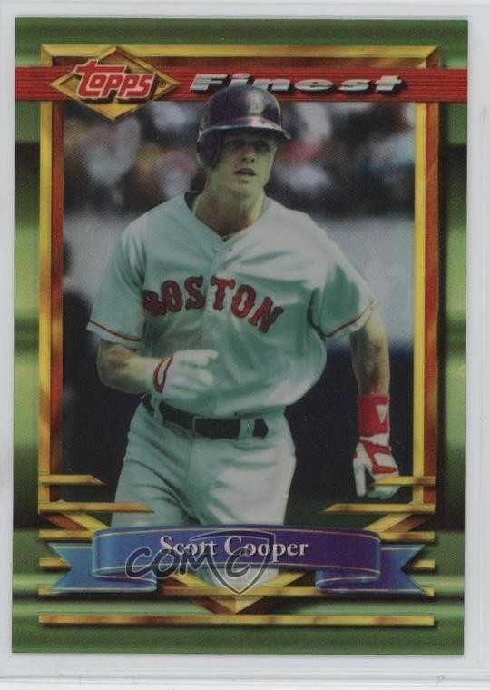 1994 Topps Finest Refractor Scott Cooper #168 tw0