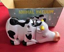 Animal Cow Vacuum Wrapables Mini Tabletop Vacuum New In Box