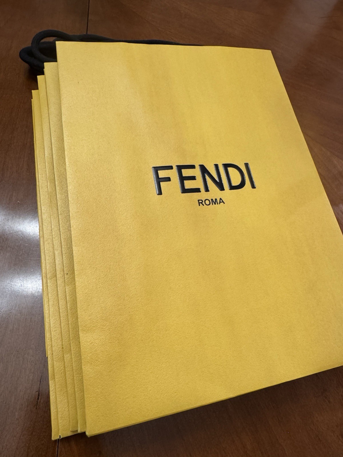 5 Fendi Shopping Bags 10x7x3 New Unused Lot Authentic thumbnail 2
