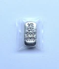 .999 Fine Silver 1/2 Oz. Atlantis Mint Hand Poured Ingot Bar