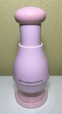 KitchenAid Baby Pink Light Pink Manual Hand Food Chopper Kitchen Aid Tool Dicer