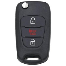 Replacement Keyless Entry Remote Flip Key Fob for 2012 Kia Sport Age 3 Button