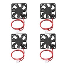 4Pcs DC 12V 5010 5012 3D Printer Cooling Fan, 4928 RPM for Heat Sink Cooling