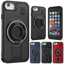 For Apple iPhone 6 Ring Holder Kickstand Hard Case Heavy Duty Protective Cover