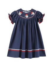 Lil Cactus Smocked Bishop Dress