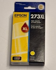 New Epson 273XL Yellow High Capacity Ink Cartridge T273XL420 Exp 11/2015