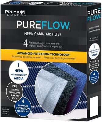 PureFlow HEPA Cabin Air Filter PC99555HX | Fits 2020-2025 Mercedes-Benz GLB250, 