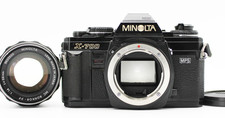 Minolta X-700 w/ MC Rokkor PF 58mm f/1.4 35mm SLR Film Camera From JAPAN