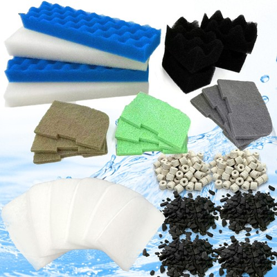 #ad 29PCS Upgraded Bio Foam Set with Fluval 406 407 Aquarium Activated Carbon B... $55.85