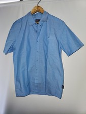 Patagonia Mens Size Small Button Down Shirt Organic Cotton Light Blue New