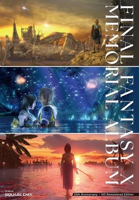 Final Fantasy X 25th Anniversary Memorial Album Art Book FFX U.S Tax Included JP