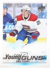 2019-20 Upper Deck Young Guns Clear Cut Cale Fleury #209 01ks