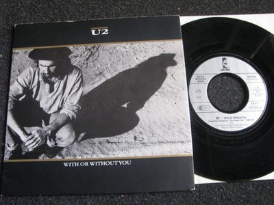 U2-With or without you 7''-1987 Germany-Island Records-108 922
