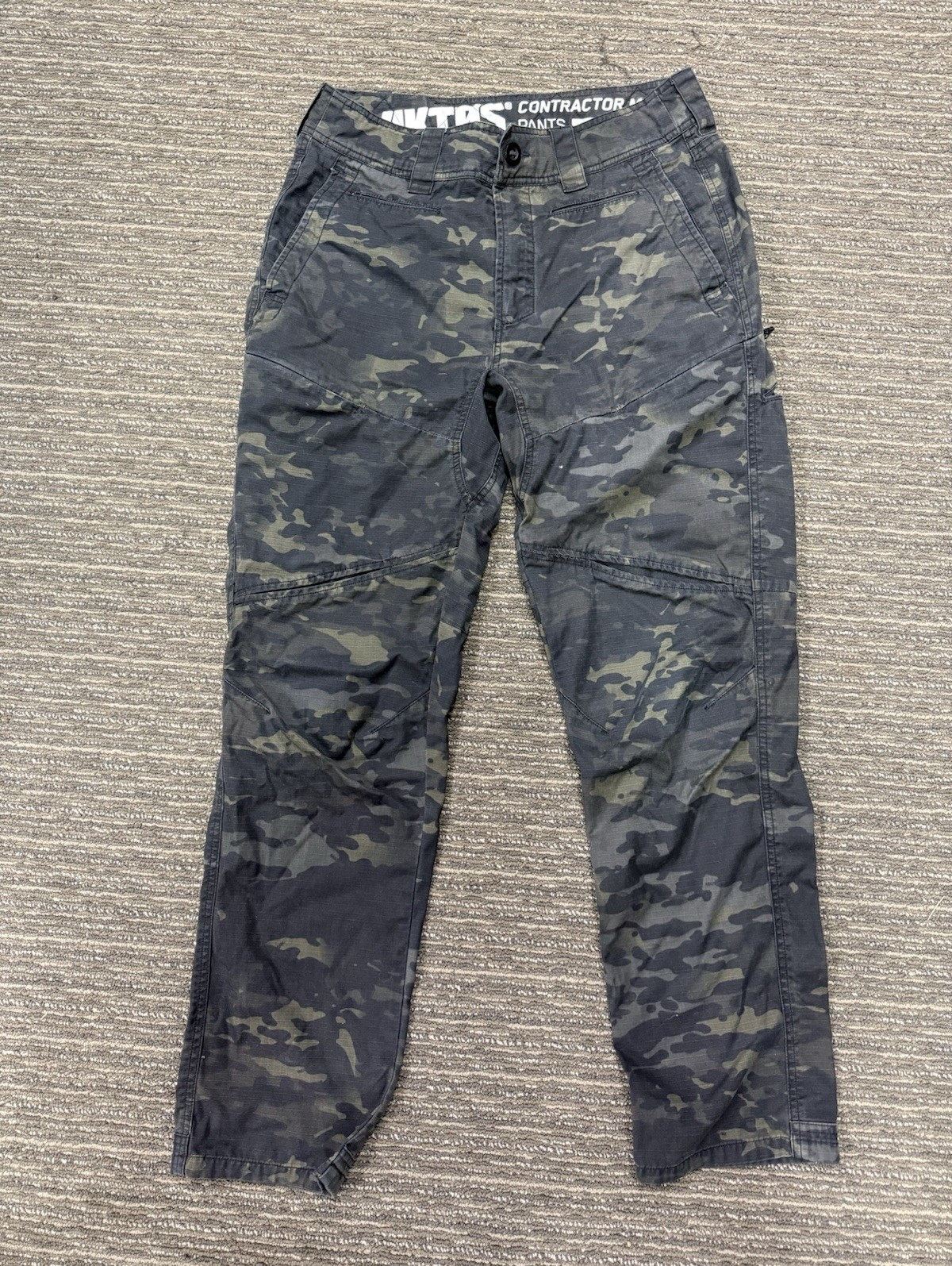 VIKTOS Men’s Contractor Multicam Black Camo Cargo Pants Ripstop 32X32