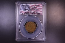 1938 PCGS Jamaica 1/2 Half Penny WTC Ground Zero 9/11 Twin Towers Recovery Coin