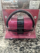 Champion Passive Noise Reduction Earmuffs 42821 Adjustable in Pink New