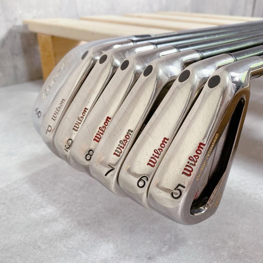 X302 Cleveland WILSON メンズ ゴルフ クラブセット 12点 Wilson Cleveland men's 12pc golf club set, driver, woods