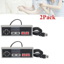 2Pcs Pour Nintendo NES Mini Classique Edition Console Jeu Wired Controller Remote