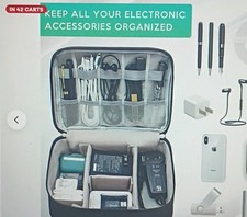 Portable Electronic Organizer Travel Cable Storage Bag Cord Case Accessories US