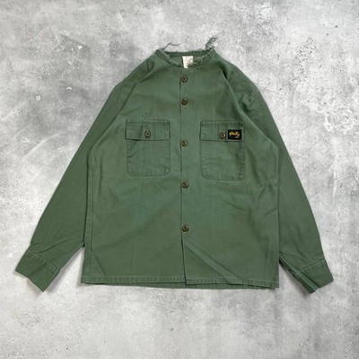 Vintage Stan Ray Fatigue CPO Button-Up Overshirt Jacket Green Size L