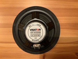 Lautsprecher Chassis , Marke Visaton, Hi-Fi Tieftöner, Woofer, W200 NG, 4Ohm