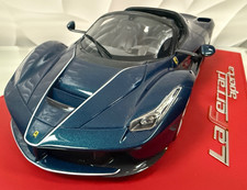 1:18 BBR RACELINE 07 FERRARI LAFERRARI APERTA BLUE AHRABIAN LTD ED #08 OF 10 PCS