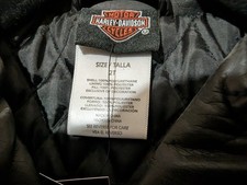 Harley-Davidson Black Biker Jacket 2T Unisex Baby & Toddler Full Zip Embroidered