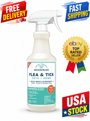 Wondercide Cedar Flea & Tick Spray for Pets Plus Home with Natural Essential Oil
