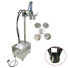 110V Hydraulic Electric Pasta Noodles Press Maker Machine,w/2 Barrels&5 Molds