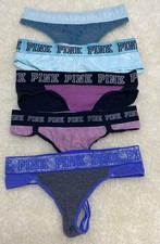 Vintage lote 5 PINk/ Victoria  S Secrets Thong/string PANTIES 914