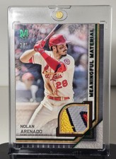 2023 Topps Museum Collection 1/1 Meaningful Material Relics Nolan Arenado MMR-NA