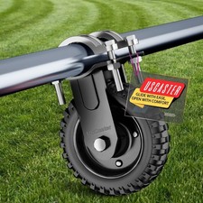 Gate Wheel for Metal Tube Gate with 1-1/4" Thru 2-1/4" OD,6 Inch Gate Caster,...