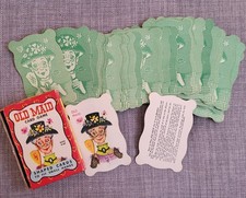 VINTAGE OLD MAID CARD GAME IN BOX COMPLETE WITH INSTRUCTIONS 440