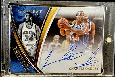 #ad Charles Oakley 2024 25 Panini Immaculate Collection Virtuoso Auto #VA CHO 99 $54.99