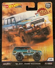 Hot Wheels Premium~2019~Desert Rally~1988 Jeep Grand Wagoneer~New Old Stock