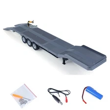 Semi Trailer Flatbed 1502 Electronic Support Legs Tail Board for 1/18 HUINA 1501