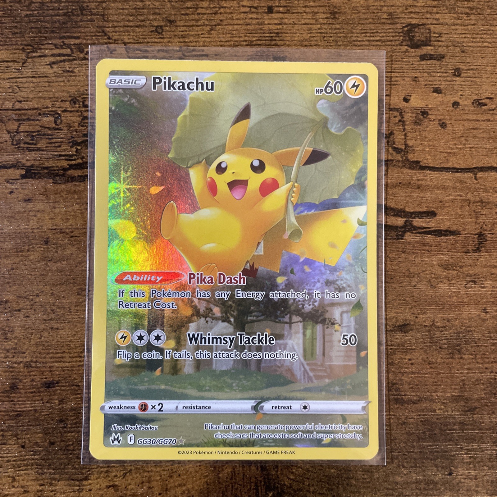 Pikachu GG30/GG70 SWSH: Crown Zenith: Galarian Gallery Holo 3