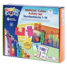 Image of Learning Resources MathLink Cubes Numberblocks 1-10 Activity Set - LSP0949-UK