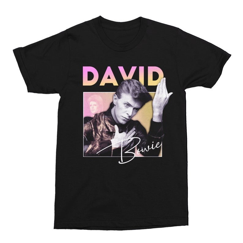David Bowie Camiseta Algodón Camiseta Para Hombre Mujer S-234XL